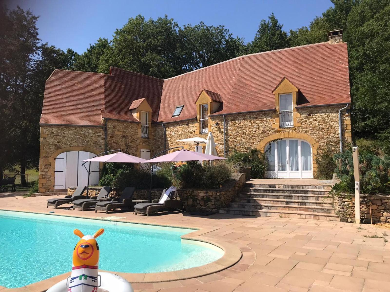 Luxury Chateau W. Pool & Hot Tub In Dordogne Бенак-е-Казнак Екстериор снимка
